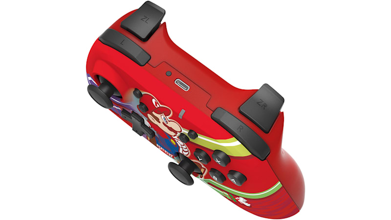 Nintendo switch hori mario edition wireless rechargeable controller discount